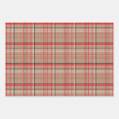 Kraft Briefkaarten, Berichten en Plaid Inpakpapier Vel (Voorkant 3)