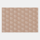 Kraft Briefkaarten, Berichten en Plaid Inpakpapier Vel (Voorkant 2)