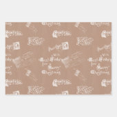 Kraft Briefkaarten, Berichten en Plaid Inpakpapier Vel (Voorkant)