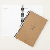 Kraft Brown Golf Club Personal Weekly Planner (Display)