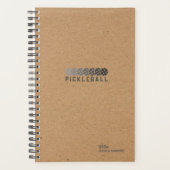Kraft Brown Pickleball Personal Weekly (Devant)