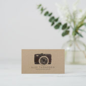 Kraft  camera fotograaf Visitekaartjes (Staand voorkant)