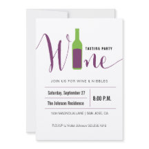 Kraft Collectie Rustic Wine Tasting Invitation