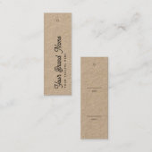 Kraft Custom Retail Naam Tags | Product Hang Label (Voorkant / Achterkant)