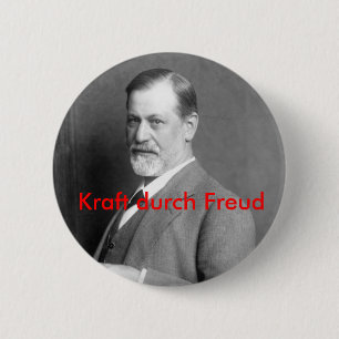 Kraft durch Freud Ronde Button 5,7 Cm