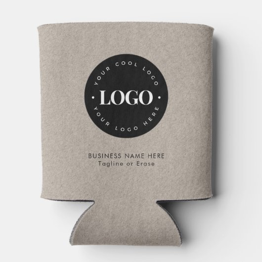 Kraft Earthy Custom Business Company - Logo Blikjeskoeler (Achterkant)