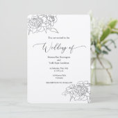 Kraft Faire-part de mariage - Rustic Chic (Debout devant)