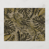 Kraft feuilles de palmier tropicales pour mariage, (Dos)