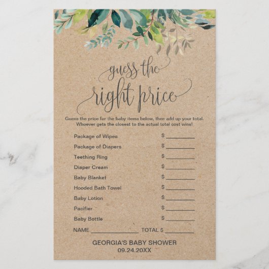 Kraft Foliage Wat zit er in je telefoon? (Voorkant)