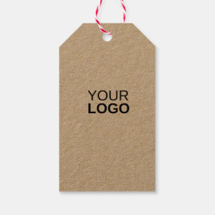 Kraft Gift Labels Red en White Twine Cadeaulabel