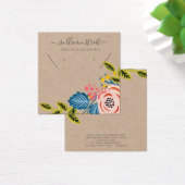 Kraft Girly Boucles d'oreilles florales Collier Ca (Bureau)