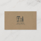 Kraft Handyman & Carte de visite du service de rép (Dos)