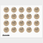 Kraft Homemade Vanilla Extract Ronde label (Vel)