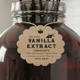Kraft Homemade Vanilla Extract Ronde label label
