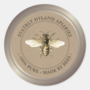 Kraft Honey Jar Label