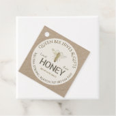 Kraft Honing EN Voeding Feiten Queen Bee Labels (In situ)