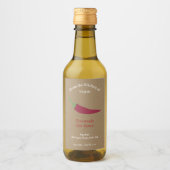 Kraft Hot Sauce Label Sticker - Chili Pepper (Voorkant)