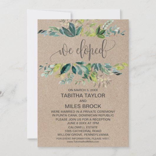 Kraft Loofwerk We Zijn Gevlucht Ontvangst na Vluch Kaart (Voorkant)