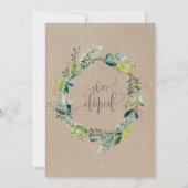 Kraft Loofwerk We Zijn Gevlucht Ontvangst na Vluch Kaart (Achterkant)