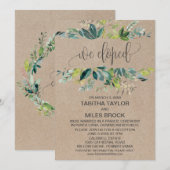 Kraft Loofwerk We Zijn Gevlucht Ontvangst na Vluch Kaart (Voorkant / Achterkant)