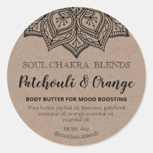 Kraft Mandala Product Verpakking Mood Blend Labels