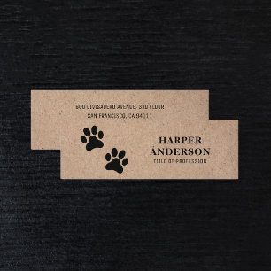 Kraft Modern Beauty Simple Pet Professional Mini Visitekaartje