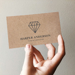 Kraft Modern Black Diamond Professional Visitekaartje