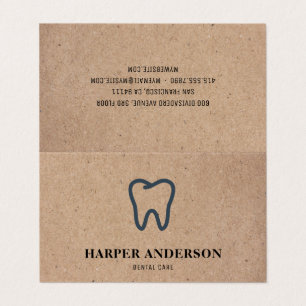 Kraft Modern Black Professional Visitekaartjes