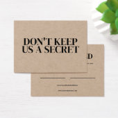 Kraft Modifiable Référer Une Carte Modèle Ami (Bureau)