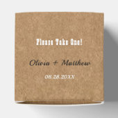 Kraft Painted Skull Face Rozen Gothic Wedding Bedankdoosjes (Bovenkant)