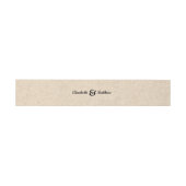 Kraft Paper Belly Bands Uitnodigingen Wikkel (Vlak)