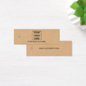 Kraft Paper Business Modern Custom Logo Label Mini Visitekaartjes (Bureau)