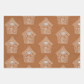 Kraft Paper Ginger Bread House Name Kerstmis (Voorkant)