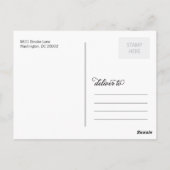 Kraft Paper Hartelijk dank Briefkaart (Achterkant)