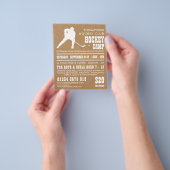 Kraft Paper, Hockey Camp Adverteren Flyer (Hand)