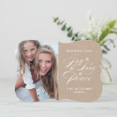 KRAFT PAPER JOY | CARTE PHOTO de vacances (Debout devant)