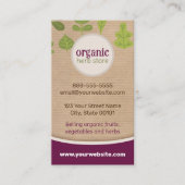 Kraft Paper Nature Carte de visite (Devant)