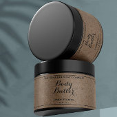 Kraft Paper Style Waterdichte Body Butter Jar Labe Waterfles Etiket