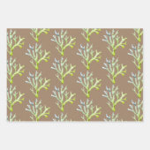 Kraft Paper Waterverf Groen Koraalrif (Voorkant 2)