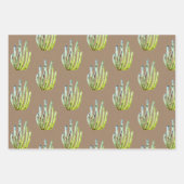 Kraft Paper Waterverf Groen Koraalrif (Voorkant)