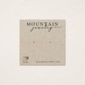 Kraft Papier Gras Typographie de police Porte-orei (Devant)