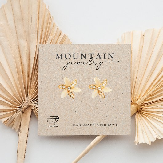 Kraft Papier Gras Typographie de police Porte-orei