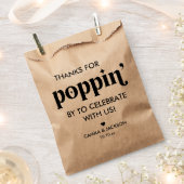 Kraft Papier Popcorn Bruiloft Bedankzakje (Geknipt)