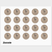 Kraft papier stijl Geitenmelk Zeep Cosmetica Label (Vel)