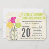 Kraft Photo Ranunculus Roos Modern Typografie Kaart (Voorkant)