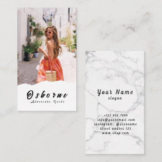 Kraft Rocky Mountain Adventure Guide Carte de visi (Devant / Derrière)