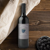 Kraft & Rustic Blackberry Wine Botter Étiquette