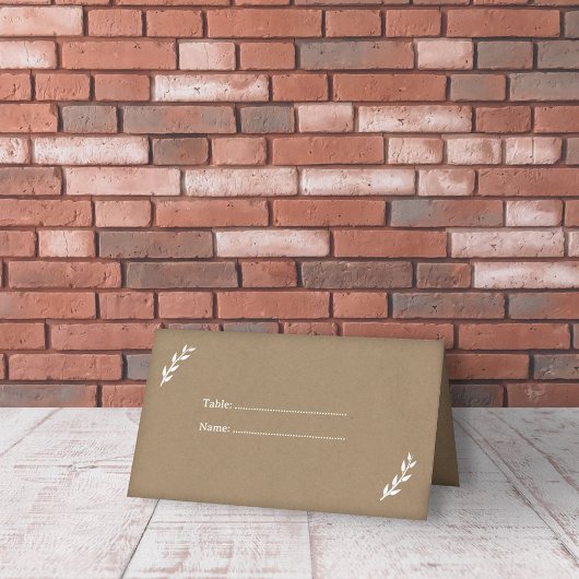 Kraft & Rustic Huwelijksplaatskaarten