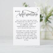 Kraft, Rustieke Bruiloft Informatie Behuizing Kaar Informatiekaartje (Staand voorkant)