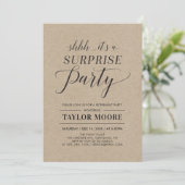 Kraft | Simple Moderne Invitation pour une fête de (Debout devant)